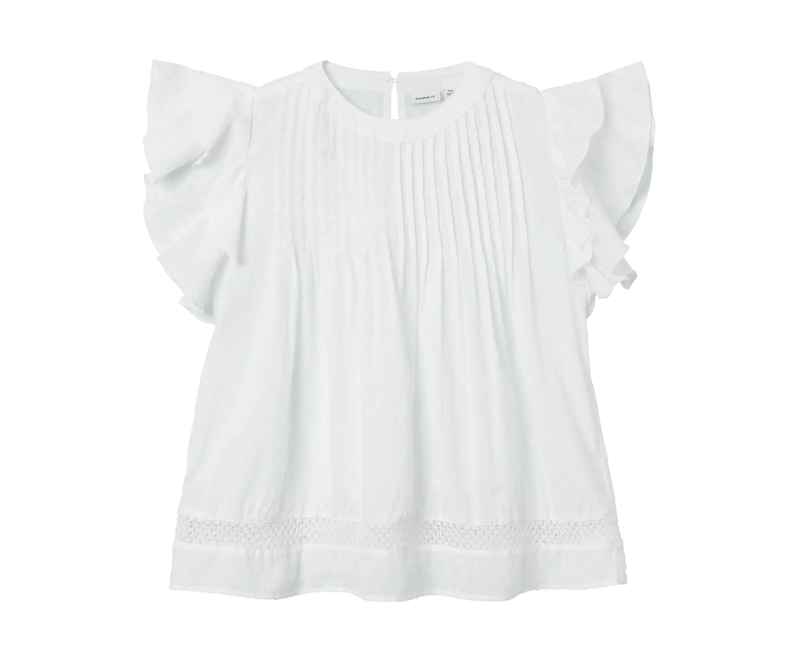 Name it, FARIDE SS top, Bright white