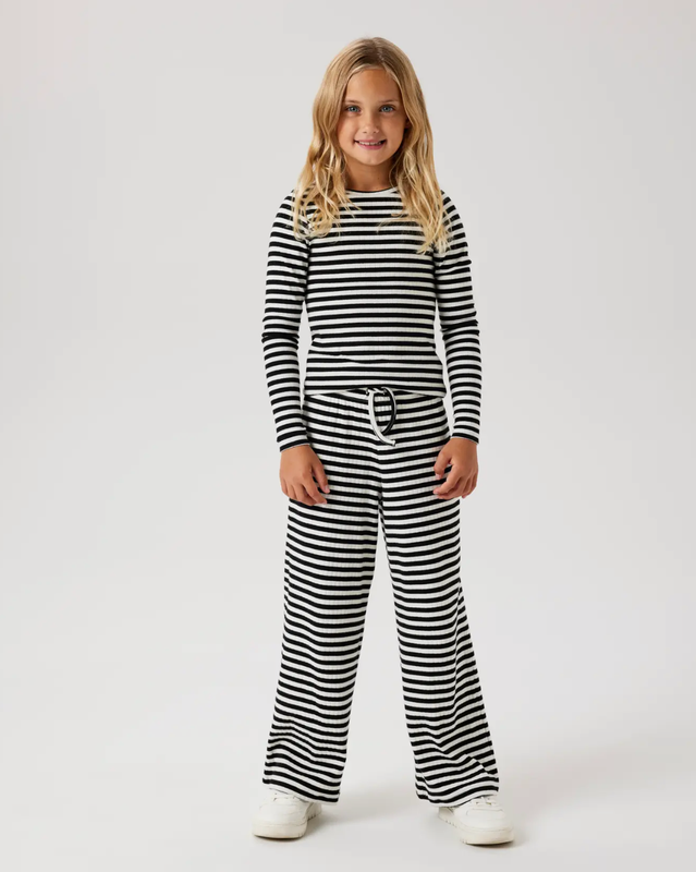 Name It, Suraja, raidalliset housut, Black/White