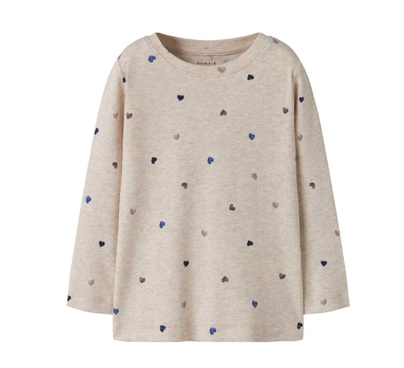 Name It, Nutti LS Top Hearts, Peyote Melange