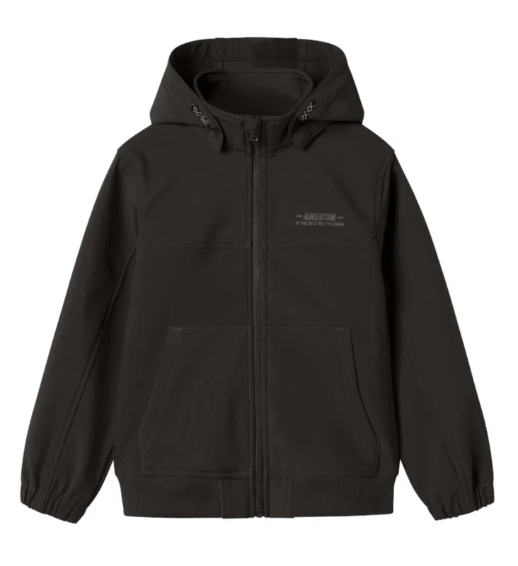 Name It, Alfa Softshelltakki Block, Black
