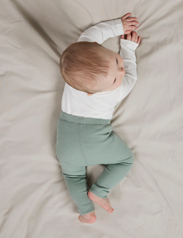 Name It, KAB Rib Leggins Noos, Slate gray