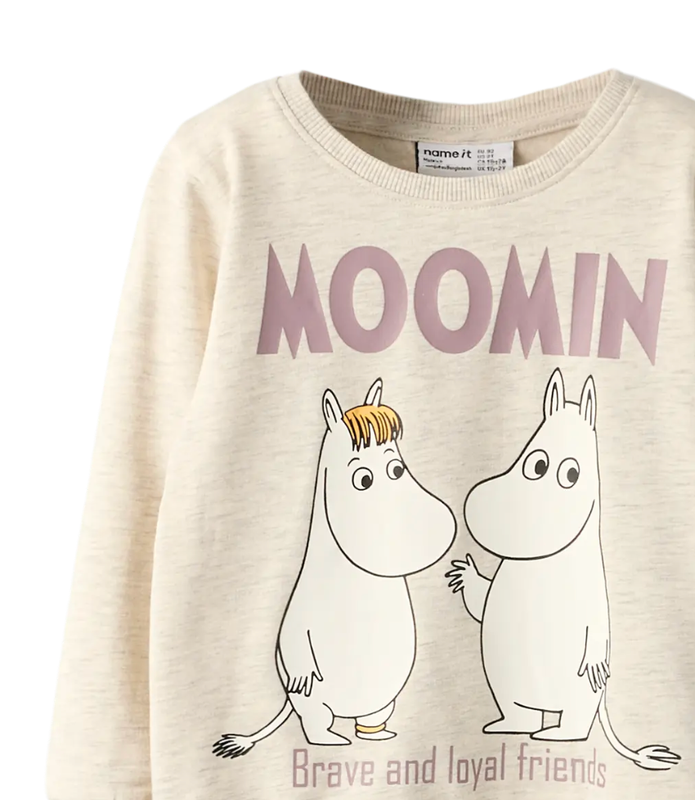 Name It, MUUMI Sloli Collegepaita, Peyote Melange