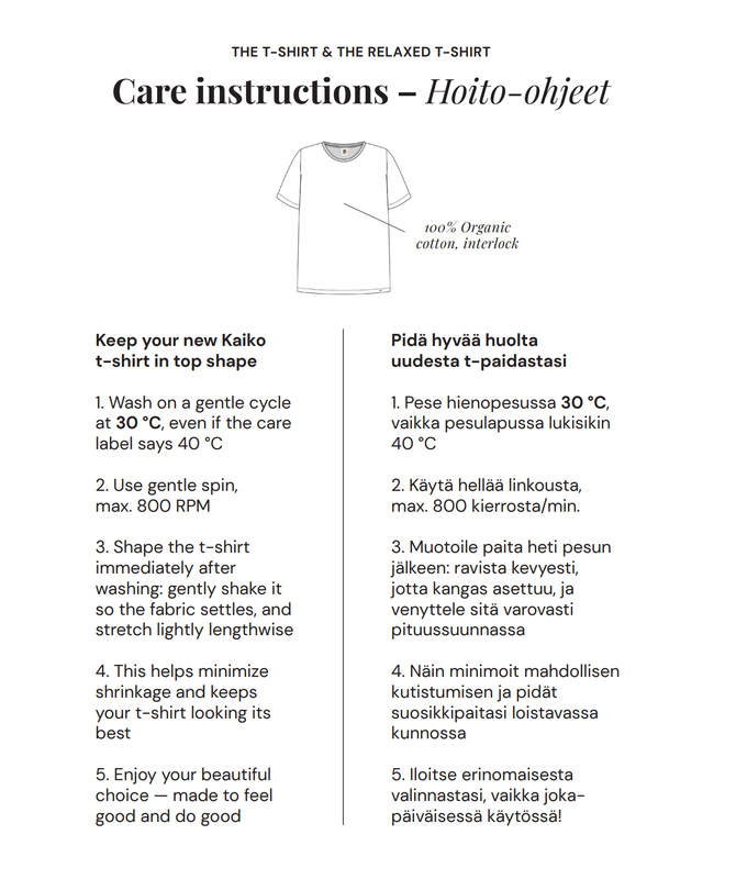 Kaiko, The t-shirt, Black