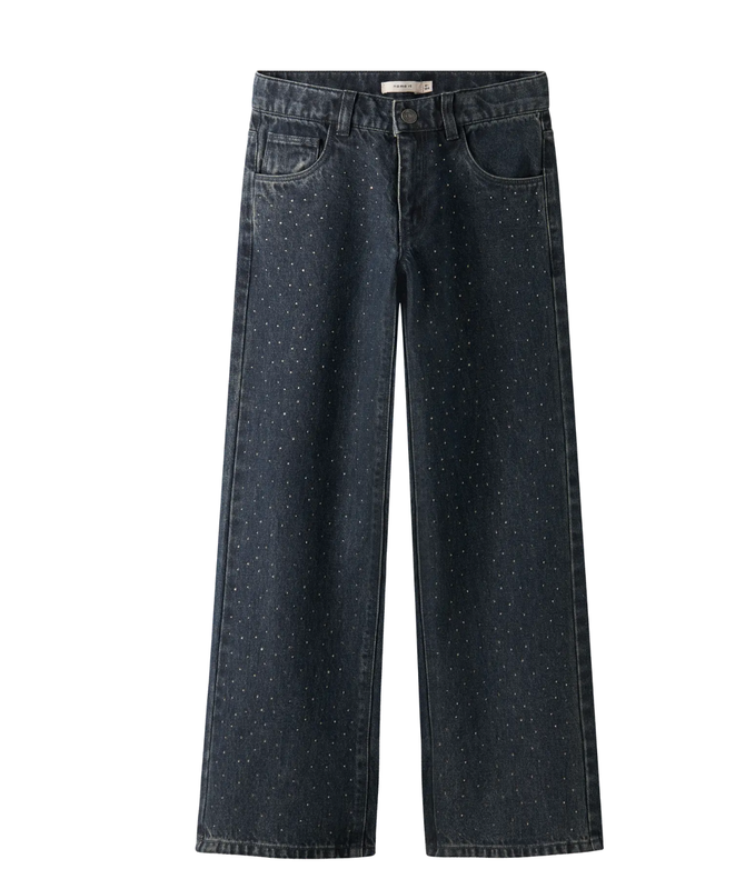 Name It, Rose Wide Rhine Jeans, Dark Midnight Denim