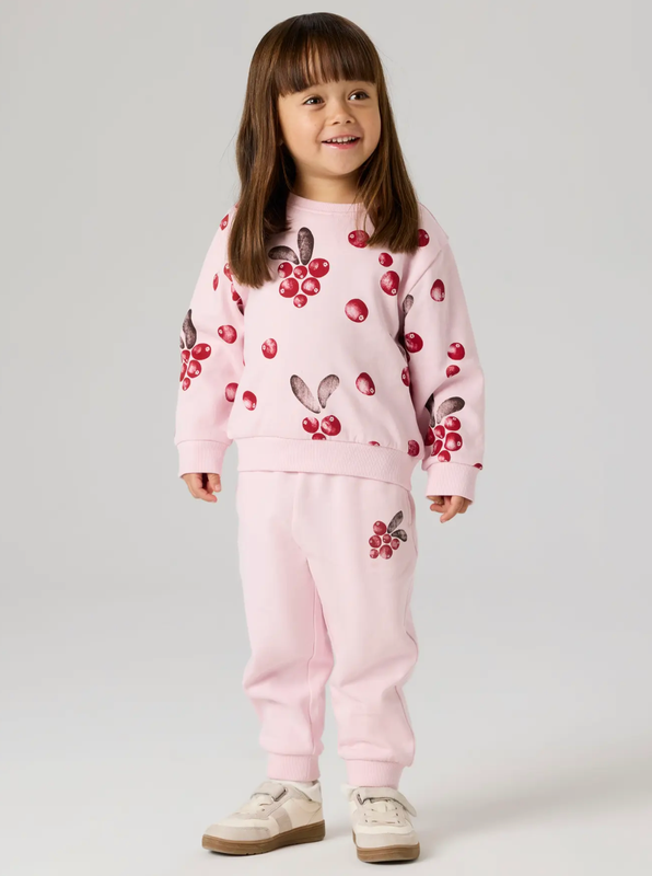 Name it, SISSY Collegepaita Marjat AOP, Parfait Pink