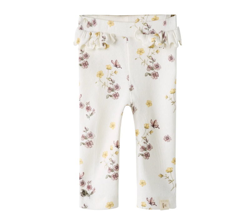 Lil`Atelier, Gavo EFI slim BABY leggings, Coconut Milk Flower Mix