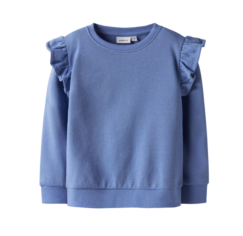 Name it, TILDE Frilla Collegepaita, Persian Jewel Glitter