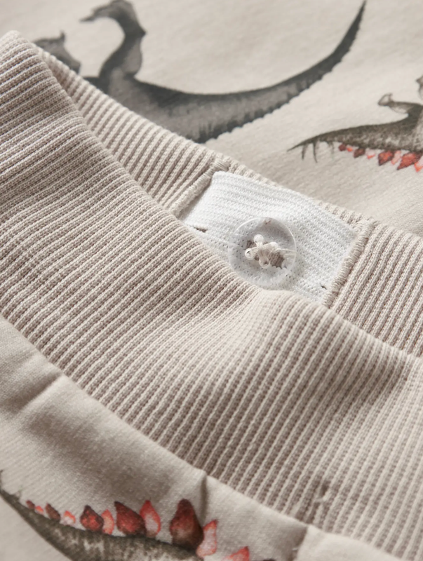 Name it, BERTIL Dinosaurus Collegehousut, Pumice Stone