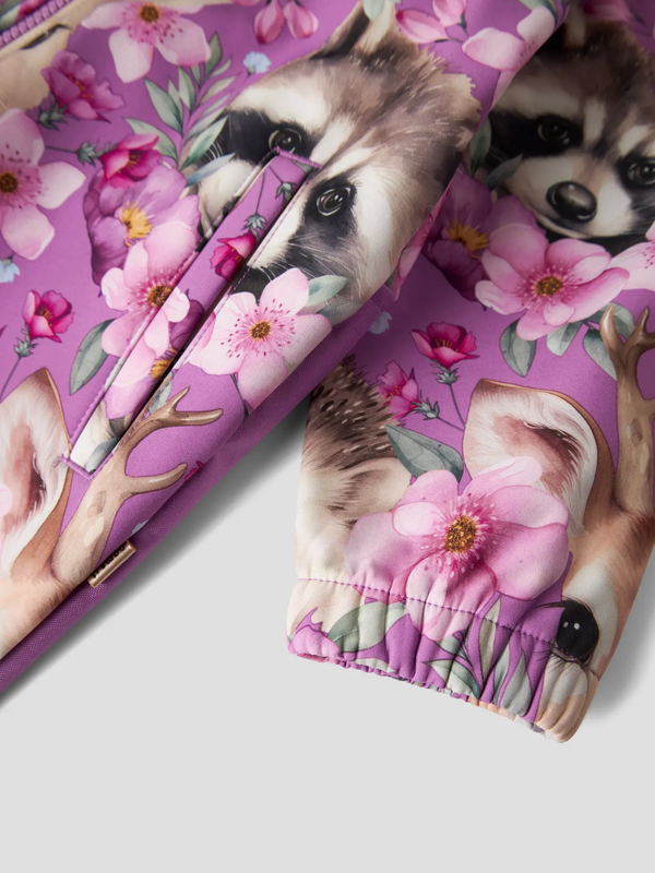 Name It, Alfa Softshellhaalari, Iris Orchid FLORAL FOREST