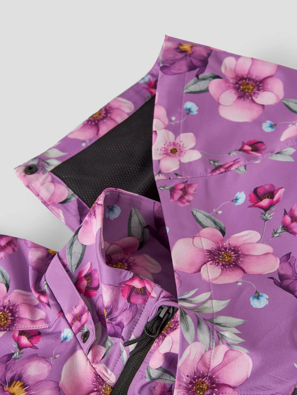 Name It, Alfa LIGHT v&auml;likausitakki, Iris Orchid Floral Forest