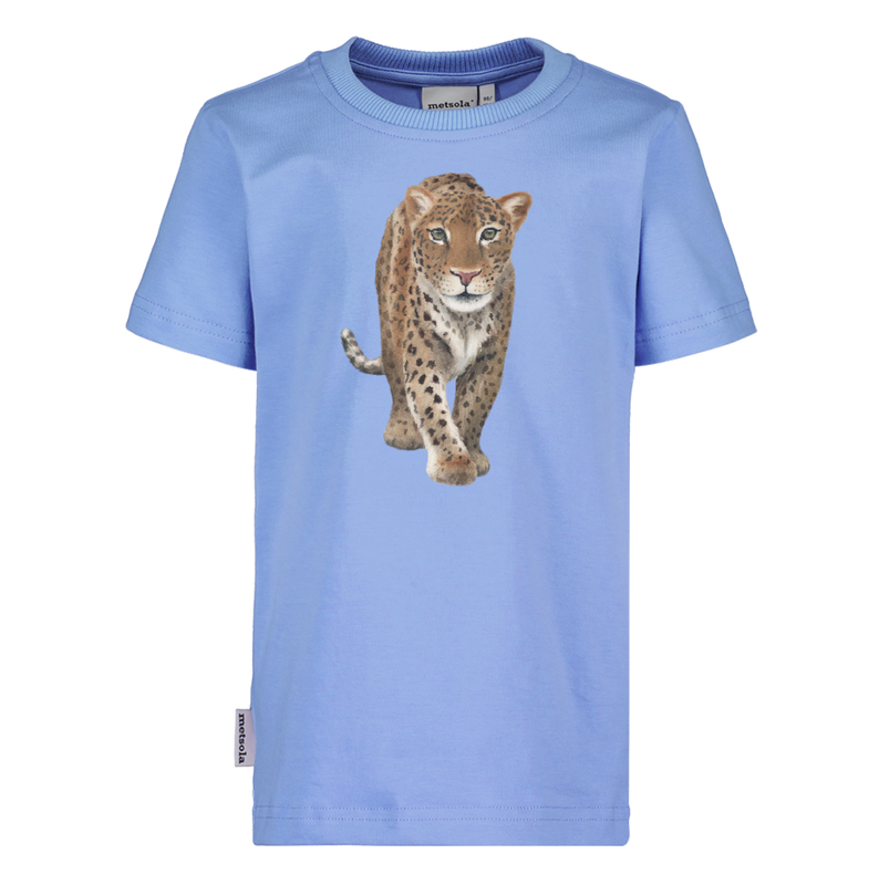 Metsola, Leopard Placement T-Shirt | Electric
