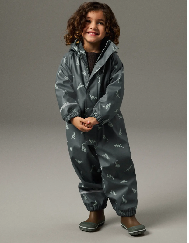 Name It, DRY Fleecevuorellinen kurahaalari, Balsam Green DINO