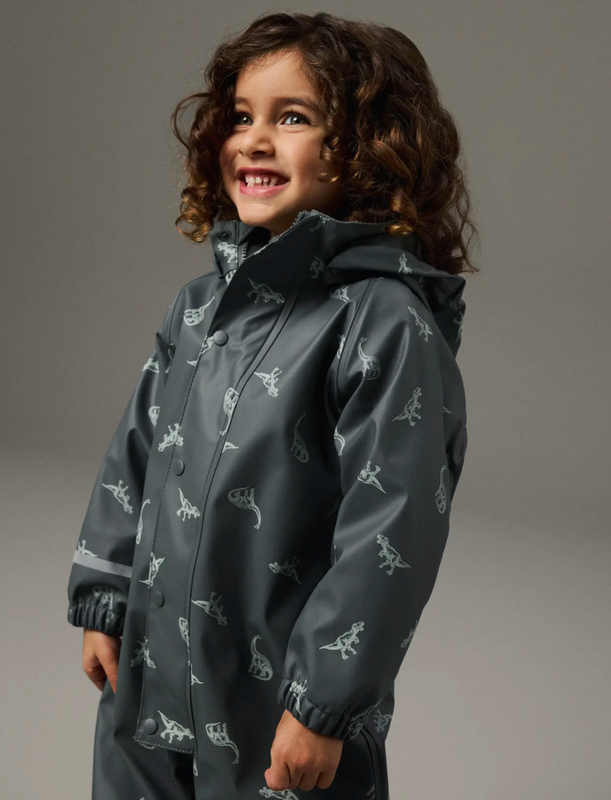 Name It, DRY Fleecevuorellinen kurahaalari, Balsam Green DINO