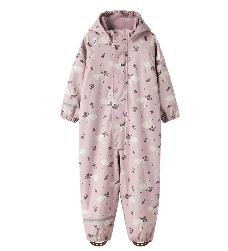 Name It, DRY Fleecevuorellinen kurahaalari, Keepsake Lilac SWANS