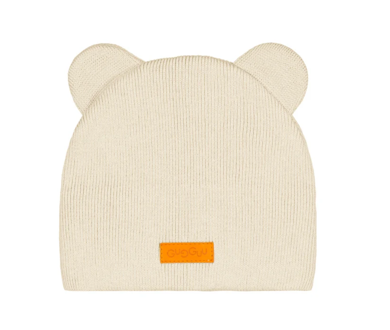 Gugguu, Cotton Bear Beanie, Beige Glow