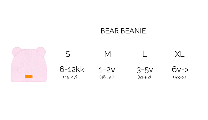 Gugguu, Cotton Bear Beanie, Sky Pulse