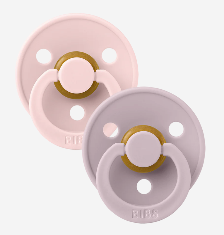 BIBS, Colour LATEX tutit, 2-pack, Blossom/Dusky Lilac