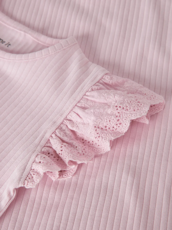 Name it, HAVELLE frilla t-paita, Cradle Pink