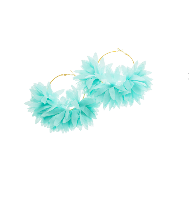 AmandaB, Korvakorut Turquoise Petal
