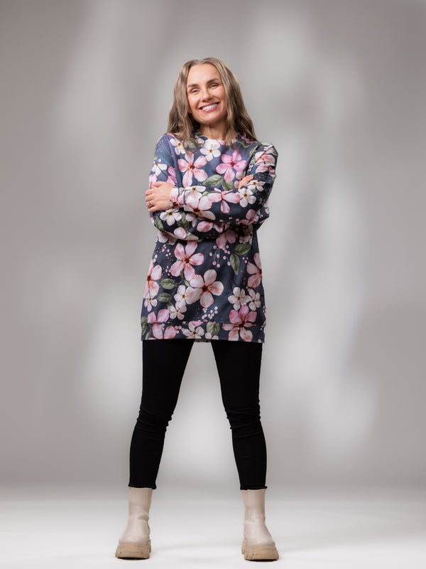 Versonpuoti, OVERSIZEcollege, LOVE YOU, Sininen/vaaleanpunainen