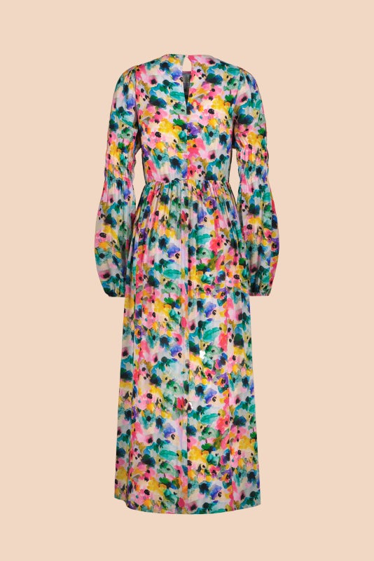 Kaiko, Muse Dress, Aquarelle bloom