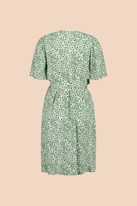 TULOSSA PIAN! Kaiko, Sway Wrap Dress, Daisy Sage