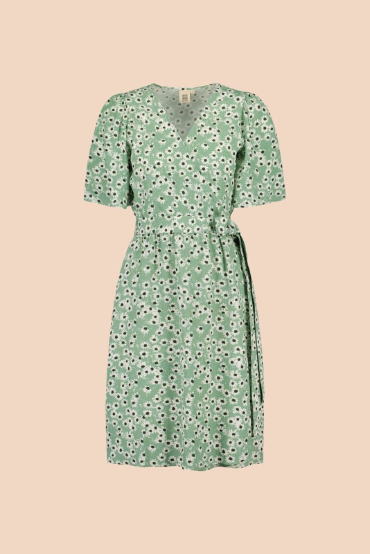 TULOSSA PIAN! Kaiko, Sway Wrap Dress, Daisy Sage