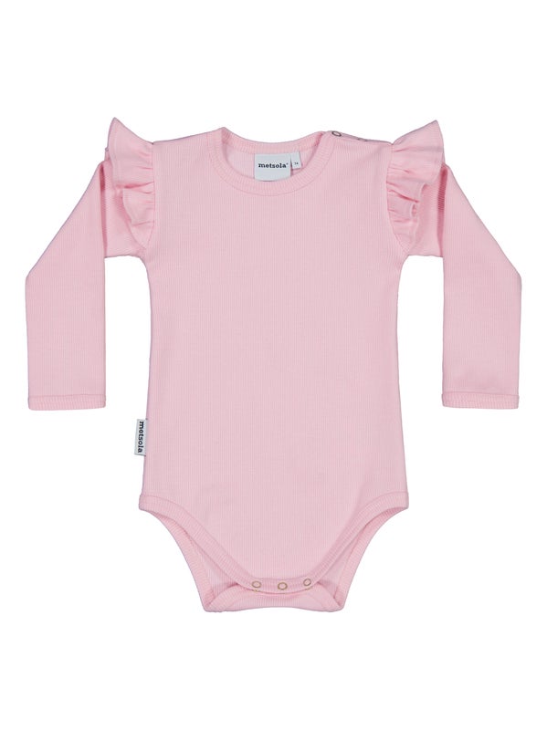 Metsola, Rib Frilla Body | Pinkie