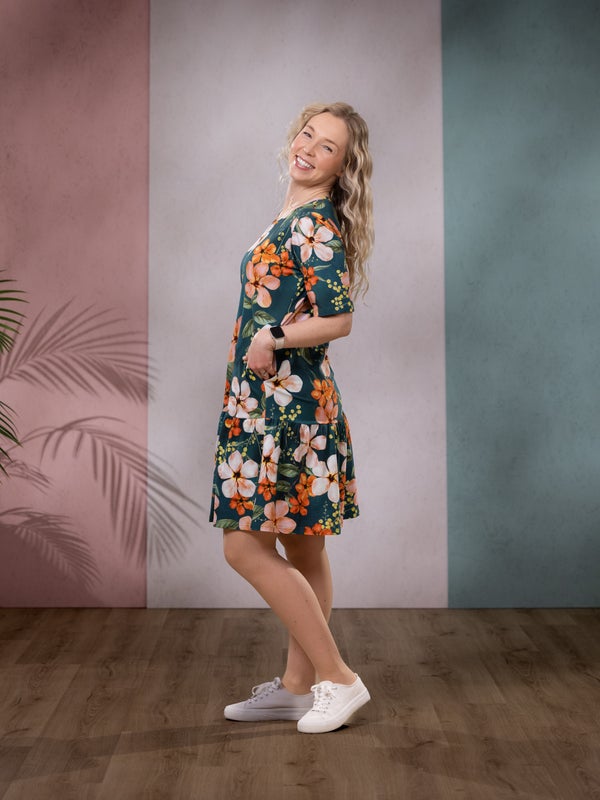 Versonpuoti, SELMAmekko, LOVE YOU oranssi/petrooli