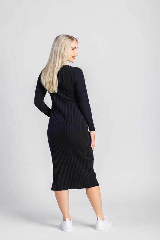 Nakoa, Sara Rib Dress, Black