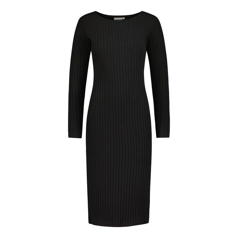 Nakoa, Sara Rib Dress, Black