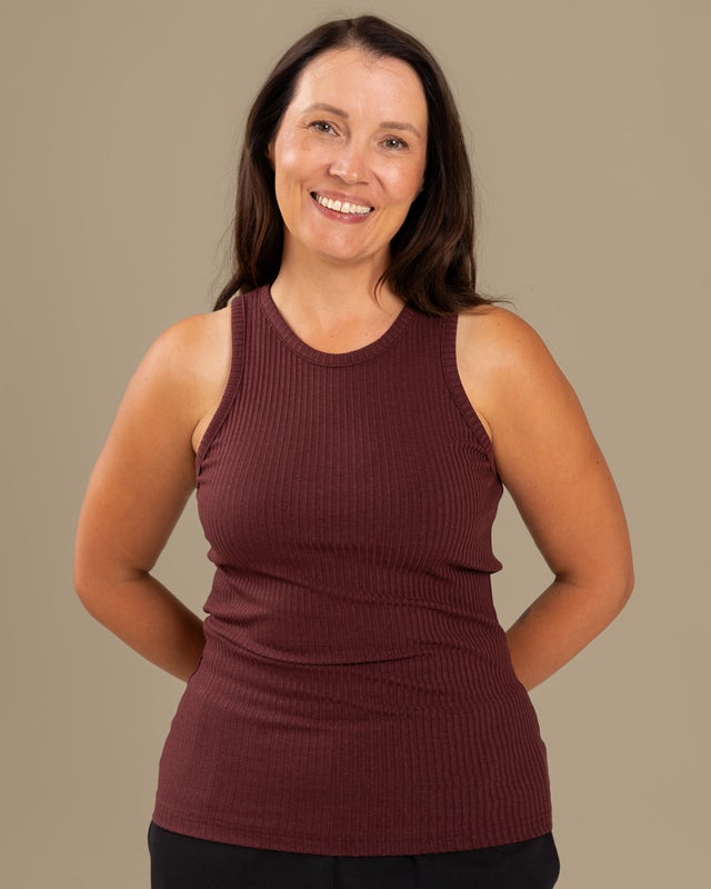 Toive Clothing, Ribbitoppi, Burgundy