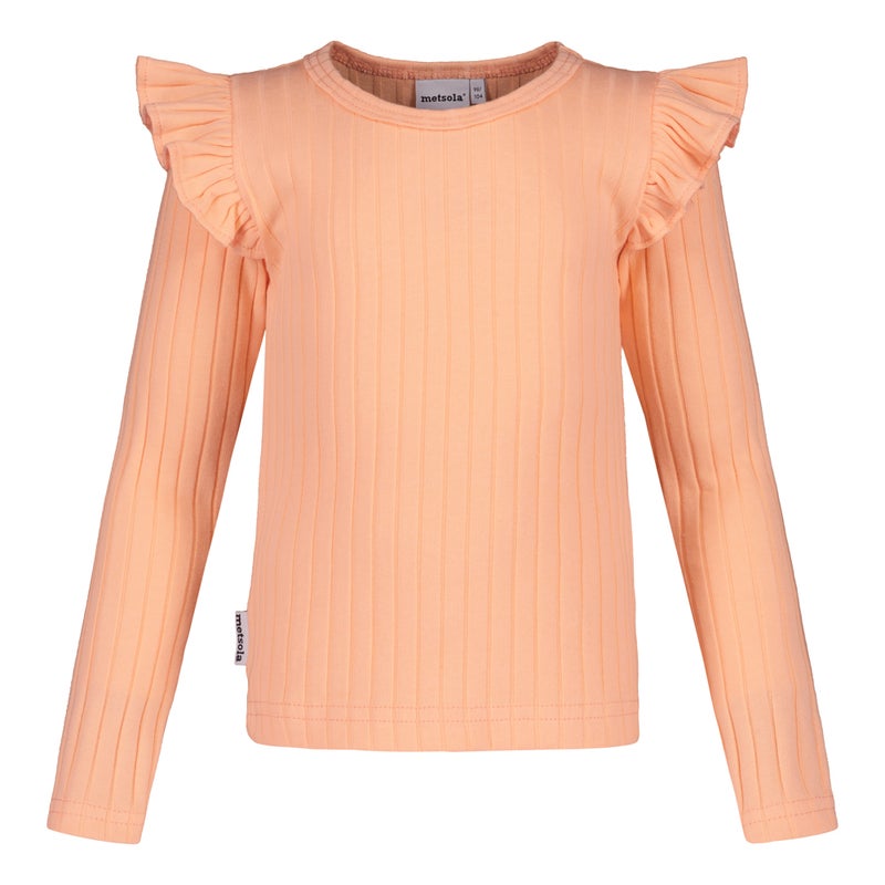 Metsola, Wide Rib Frilla Shirt | Peachy