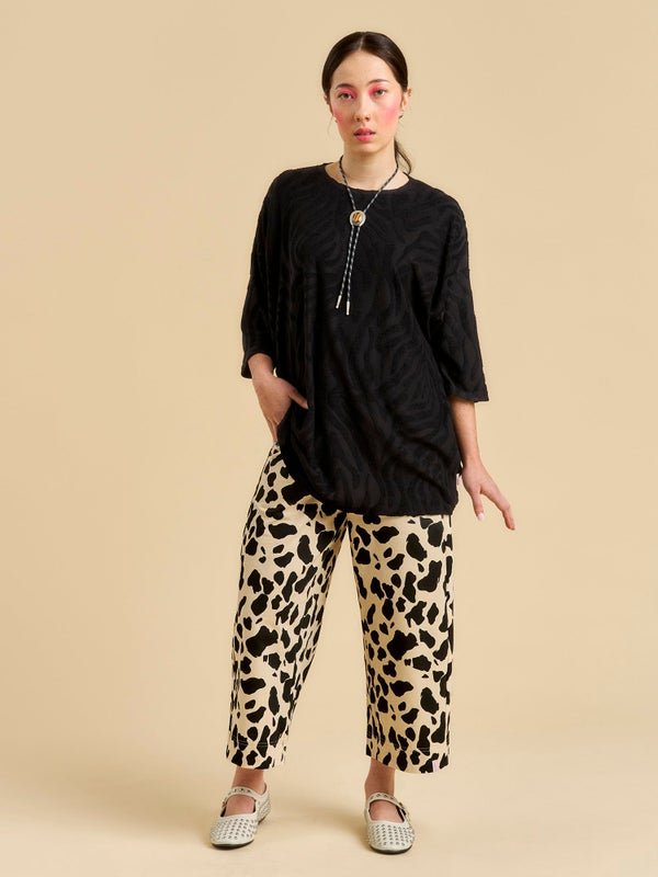 Aarre, LEYLA OVERSIZE T-SHIRT, Tigreza viscose