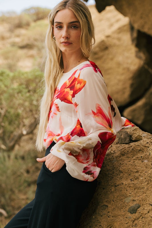 Nakoa, Ava Blouse, Sorbet