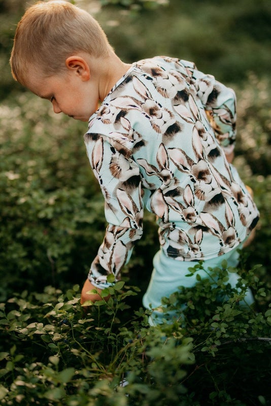 Metsola, BUNNY SHIRT LS, Ocean