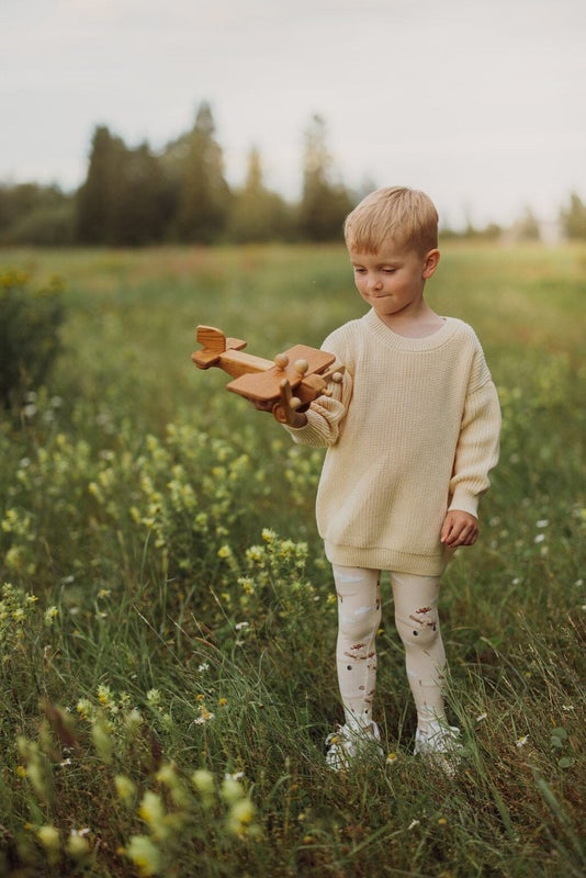 Metsola, Cotton Knit Jumper | Milky