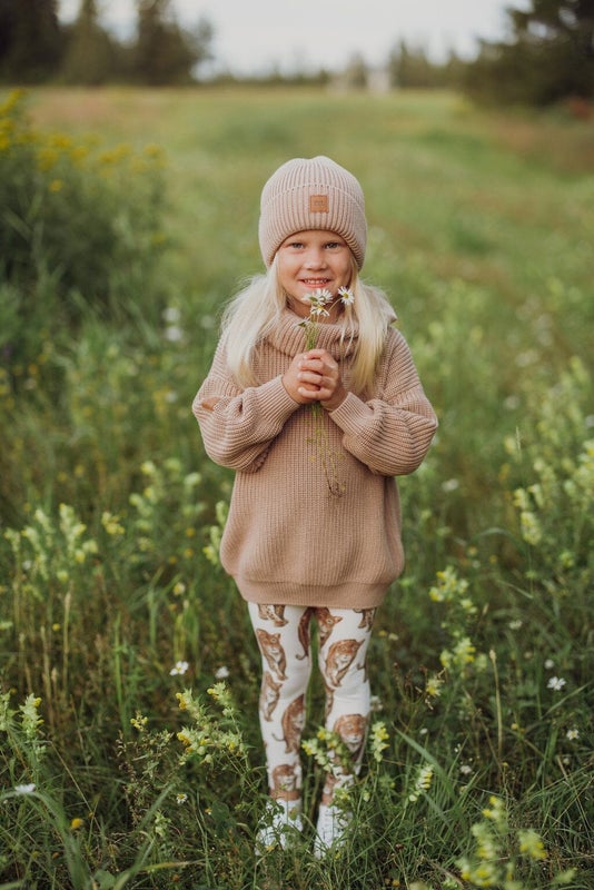 Metsola, Cotton Knit Jumper | Nougat