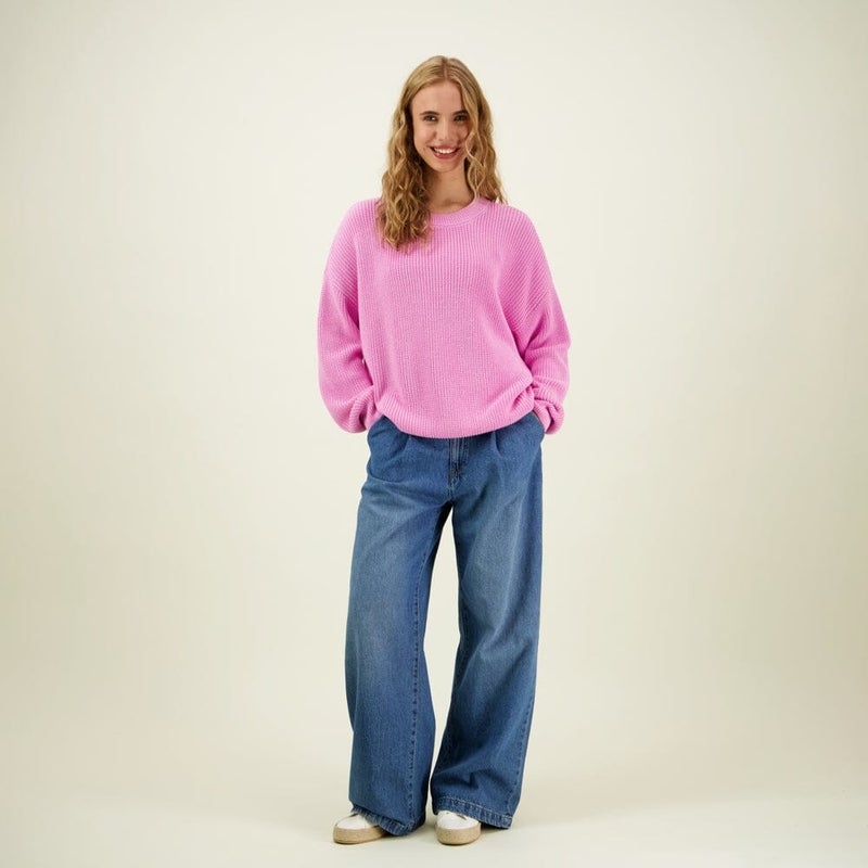 Metsola, COTTON KNIT JUMPER -NEULEPAITA | Candy