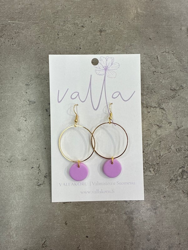 Valla, Aamu korvakorut, Vaaleanlila