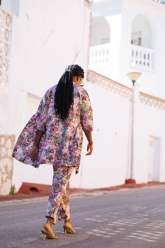 Kaiko, Kimono, Blooming Forest Bright