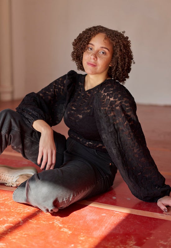 Metsola, LACE TOP, Licorice