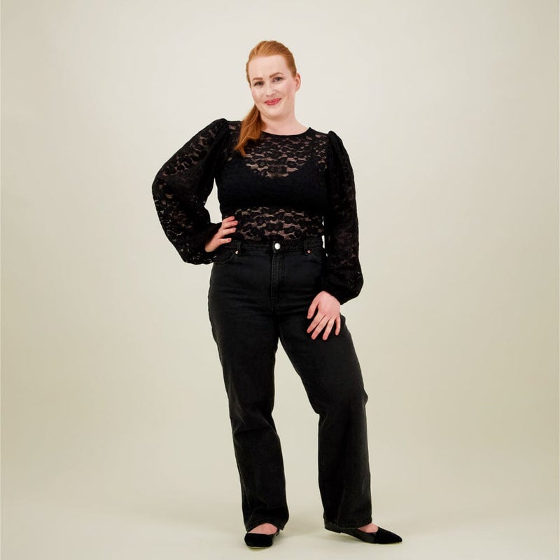 Metsola, LACE TOP, Licorice