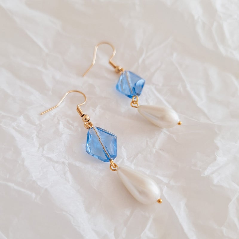 Valla, Louisa korvakorut, sininen