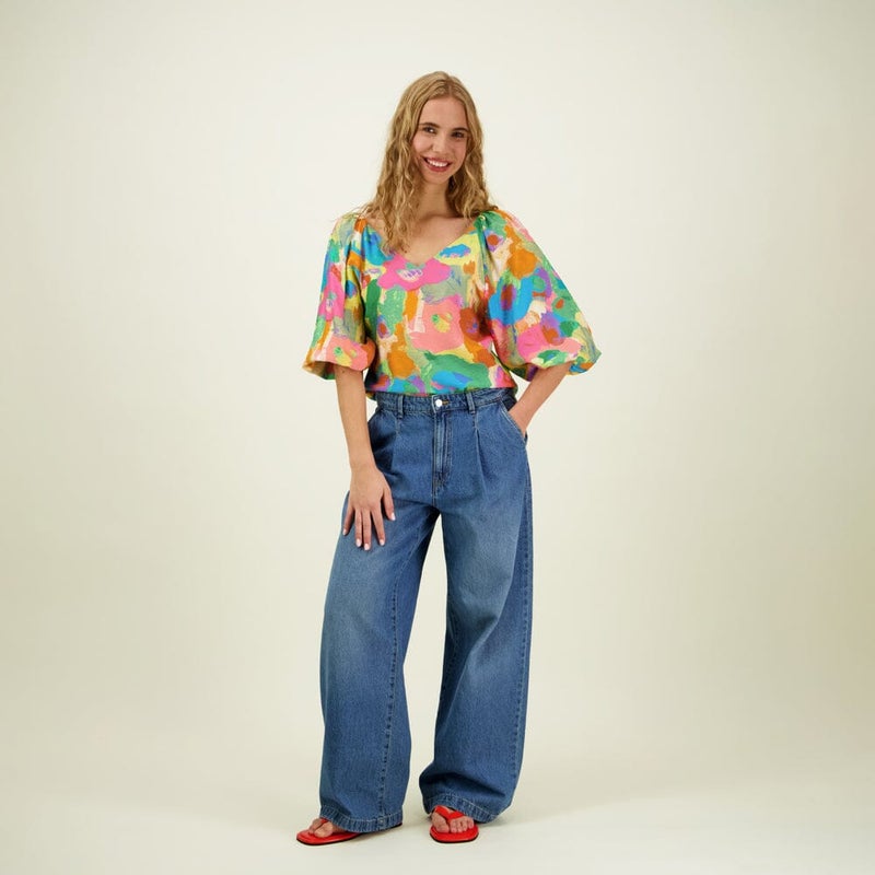 Metsola, MIRACLES WOMENS VOLUME SLEEVE BLOUSE, Spring