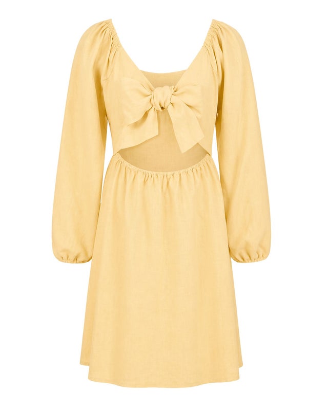 Nakoa, Monica Dress pellavamekko rusetilla, Lemonade
