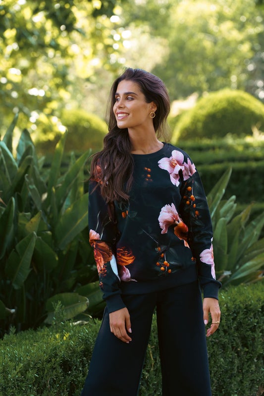 Nakoa, Casual Chic Shirt, Copper Flower