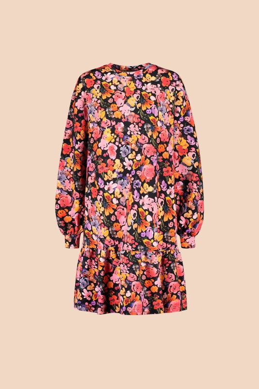 Kaiko, Ruffle Sweatshirt Dress, Wild Lea Mini