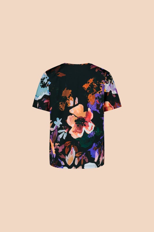Kaiko, T-shirt, Black Anemone