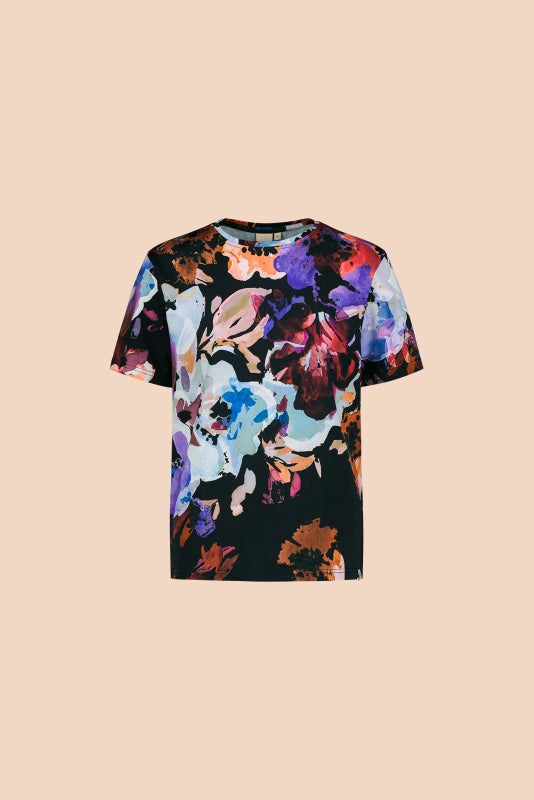 Kaiko, T-shirt, Black Anemone